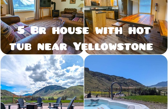 5 br house with gorgeous mountain and river view by Yellowstone