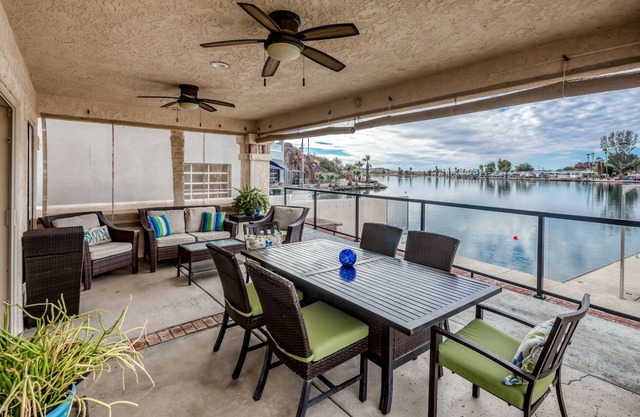 5 Star GORGEOUS RIVER FRONT HOME RIGHT ON THE WATER WITH DOCK!!! Parker Strip.