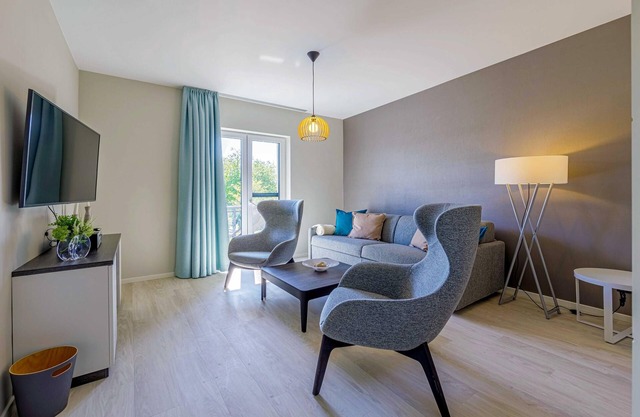 5 Sterne Ferienwohnung Kroonkieker Urlaub zwischen Ostsee und Bodden - Ostbalkon