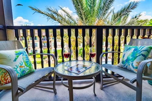 5322-1P Top Floor 1 BR overlooks pool courtyard -