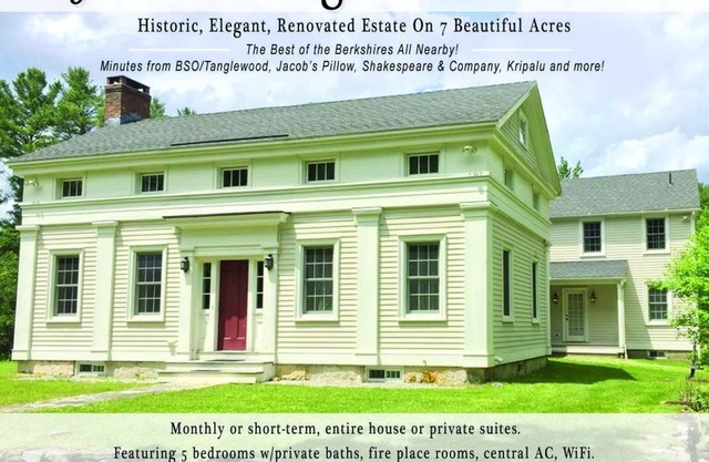 Jakobs Tanglewood Ranch. 5Bdrm / 6Bath Estate an der Grenze zwischen Lenox und Stockbridge. 24+