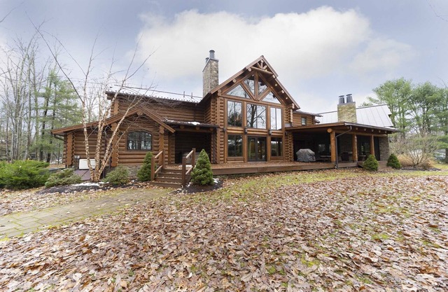 9.000 Quadratmeter Authentic Log Home 3 km vom Lake Wallenpaupack entfernt - 20 Personen