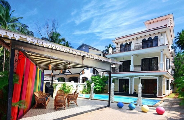 9BHK Private Poolvilla mit Kinderbecken, Seepferdchenbrunnen und Spielzimmer