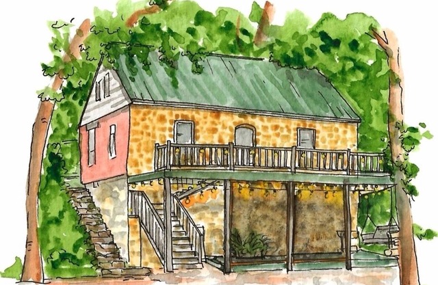 A Charming and Private Cottage in the historic downtown of Hermann, Missouri.