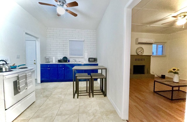 A charming home and cozy home minutes away to the river