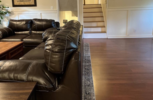 A comfy space for a small group of family and friends
