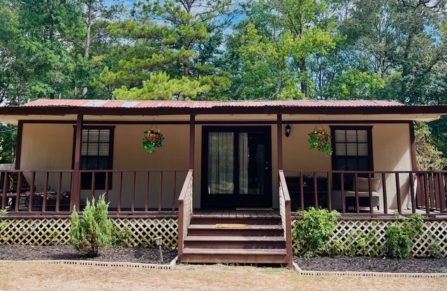 A cozy cabin in a peaceful setting!