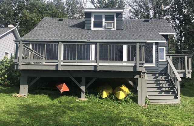 Ein gemütliches Lakehouse am Oneida-See befindet sich in Reichweite von Adirondacks