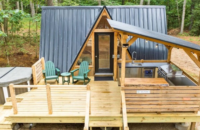 A-Frame Cabin w/ Hot Tub