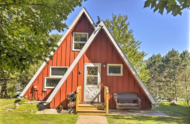 A-Frame Cabin w/ Private Boat Dock!