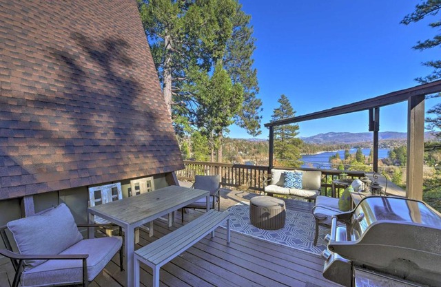 A-Frame Home with 3 Decks and Lake Arrowhead Views!