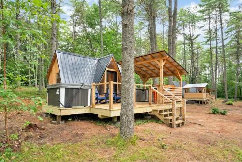 A-Frame Retreat with Inviting Hot Tub