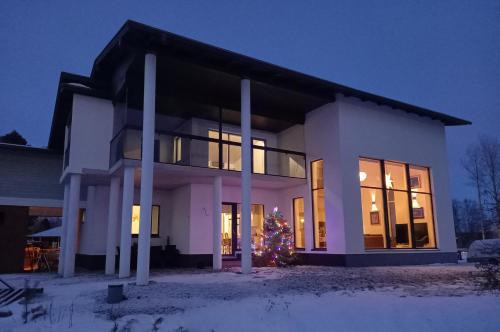 A home in a fairy tale landscape