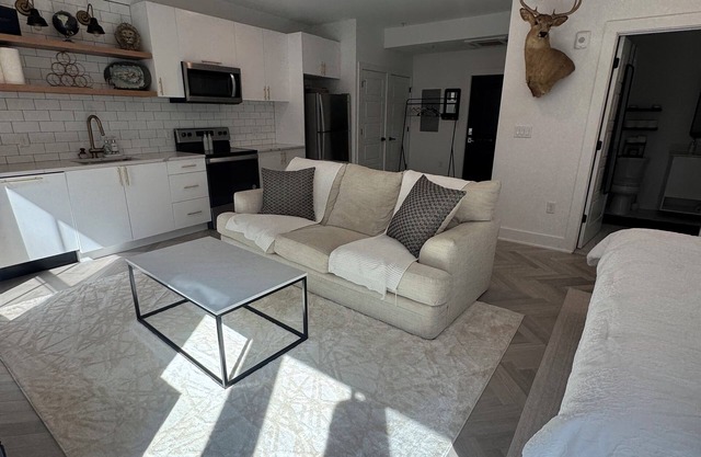 A luxury studio apartment on broadway in Saratoga Springs!