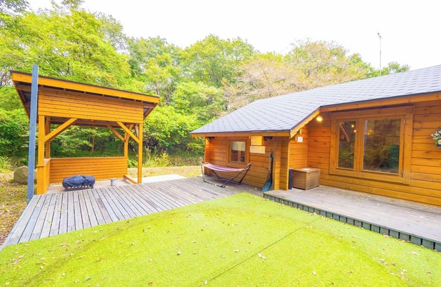 A newly built log house for rent a dome a large / Nasu-gun Tochigi