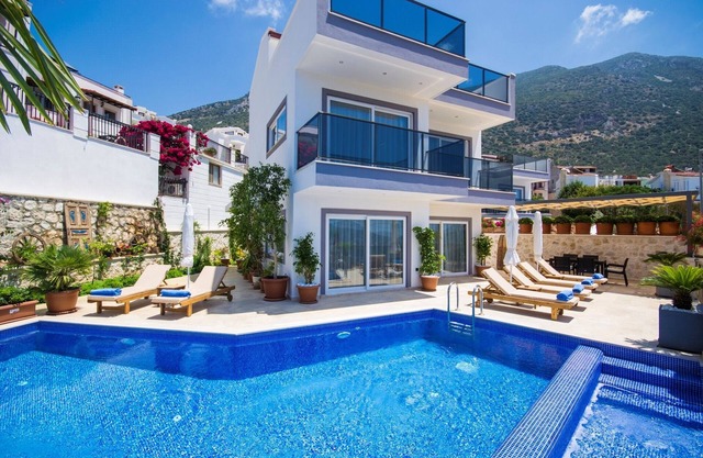 Ein perfekter Rahmen für einen Familienurlaub, nahe dem Zentrum von Kalkan