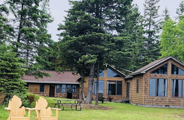 Ein privater Sandstrand am Ufer des Michigansees macht diesen Strand einzigartig