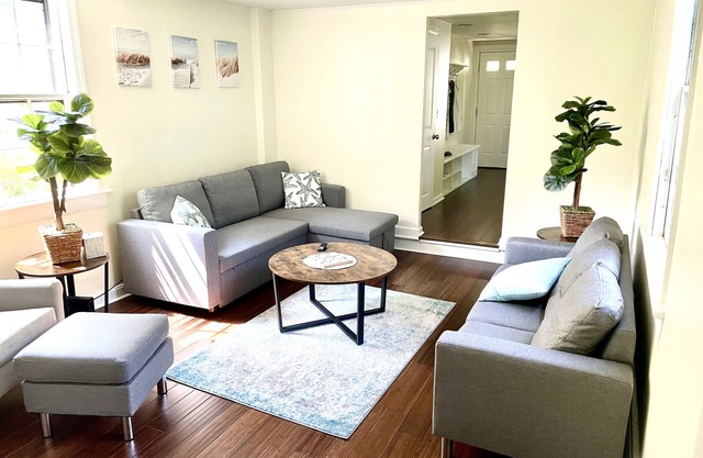 A quiet hidden gem in Stonington Borough with a huge back yard