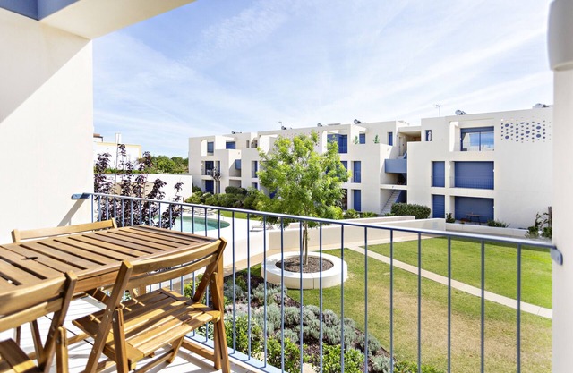 A refuge, garden/pool view