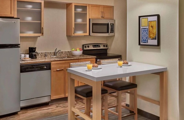 A short drive to Museum of Transportation! 2 Suites with Kitchens & Fireplace!