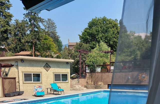 An adult only spa style Suite for Two with outdoor pool, hot tub and firepit