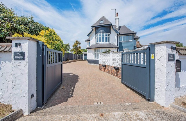 A stunning two-level seaside retreat with incredible sea views.