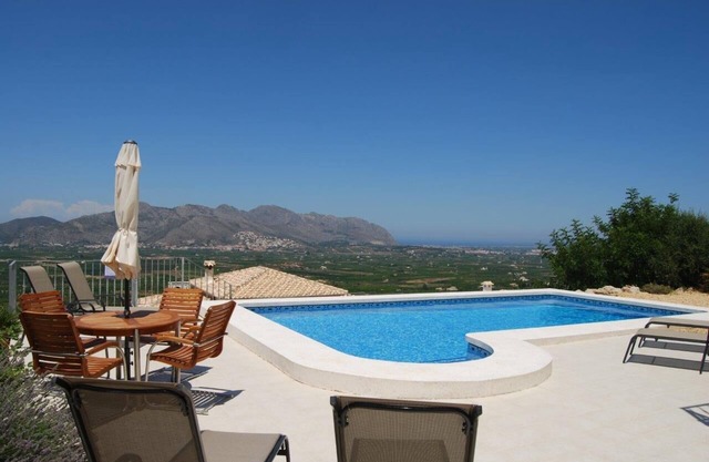 A stylish luxury detached villa with breath taking views