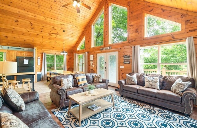 A WATERFRONT home with private dock on quiet cove, seconds to jumping bridge.