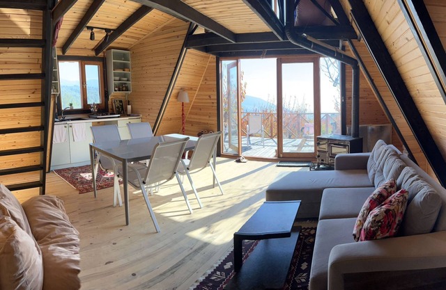 A Wooden House that Inspired by Nature and the Stars