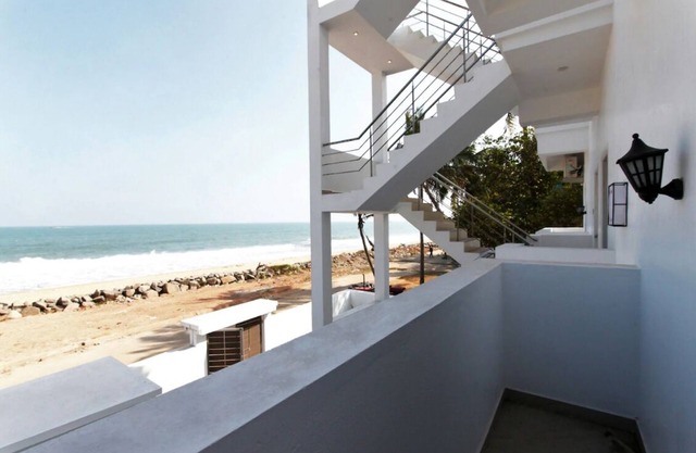 AC Bett Zimmer / Flur / Küche, Seashore Stay