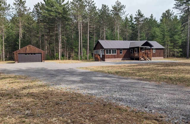Adirondack House on 5 acres with Plenty of Parking for Cars,Trucks,and Trailers.