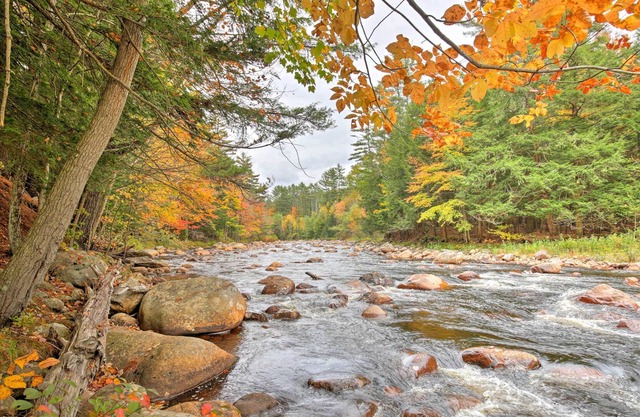 Adirondack Riverfront Log Cabin