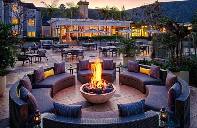 Adjacent to Del Mar racetrack, near the beach