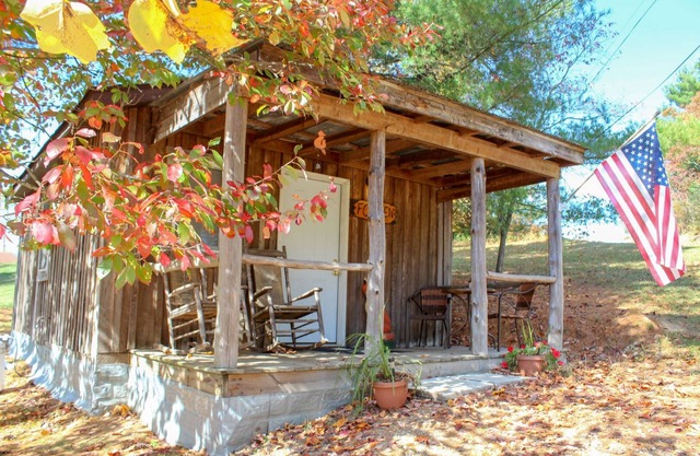 Standard-Fox Den Cabin-Blick auf den Wald-Kabine-Eigenes Badezimmer