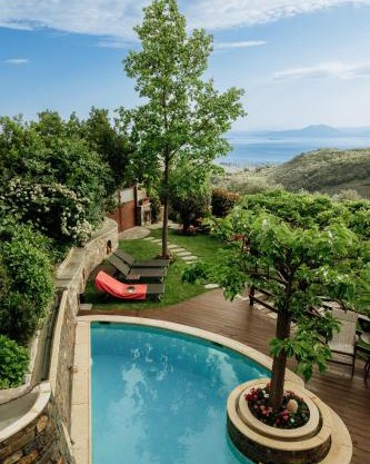 Aenaon Villa with Private Pool Panoramic view
