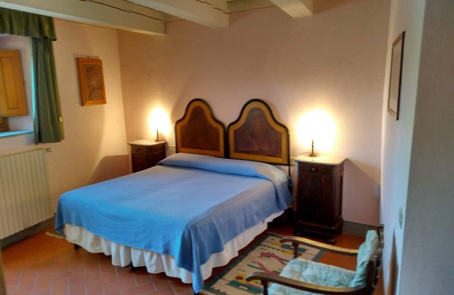 Agriturismo Montereggi - Wohnung für 2/3 Personen mit Garten und Pool