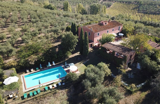Agriturismo Podere Marchiano, altes Bauernhaus im toskanischen Stil komplett restauriert.