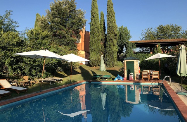 Agriturismo Podere Marchiano, altes Bauernhaus, vollständig im toskanischen Stil restauriert.