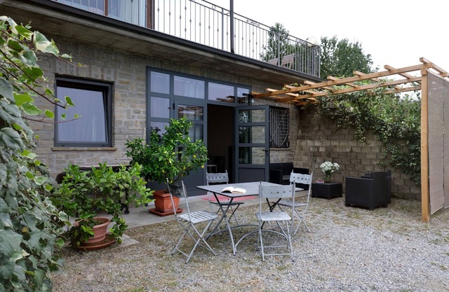 Luftiges Studio mit atemberaubender Aussicht. Ideal für Familien