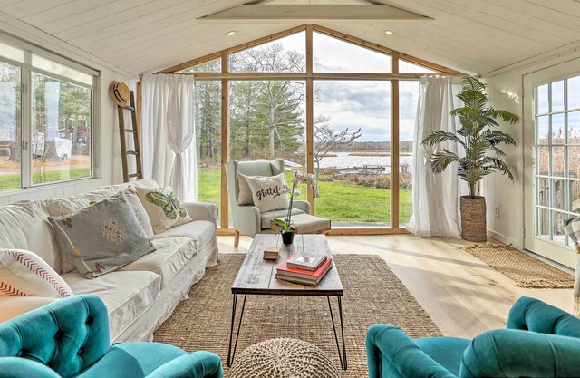 Airy Waterfront Escape with Dock & Paddle Boat!