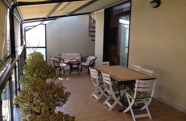 Alghero Haus mit Panoramablick auf das Meer nur einen kurzen Spaziergang vom Strand entfernt