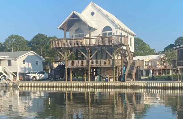Alligator Point Bayfront Home with Gorgeous Sunset Views