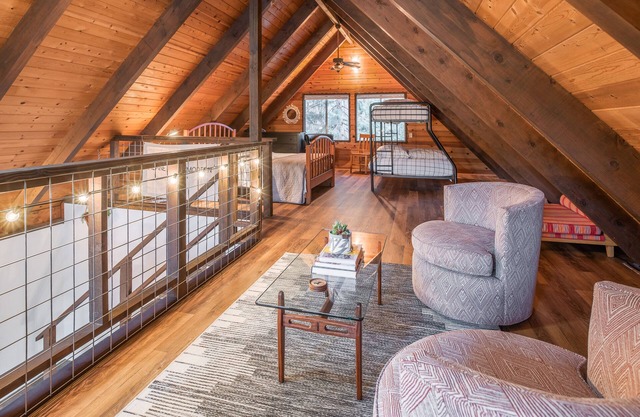 Modern cabin at the lake