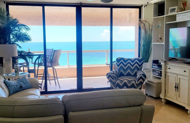Amazing Beachfront in Crescent Beach Club Gated Community with Sweeping Views!
