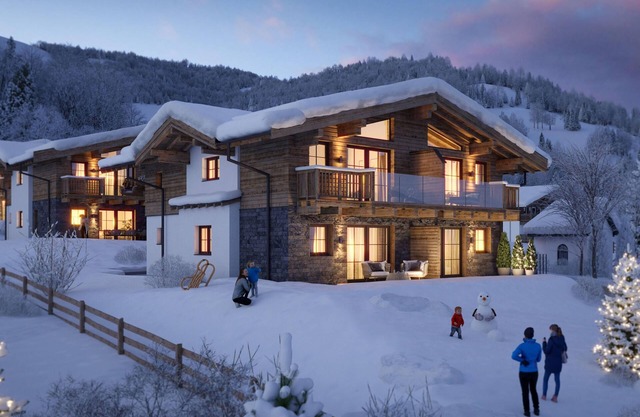 Luxuriöses Chalet mit Sauna direkt am Skilift