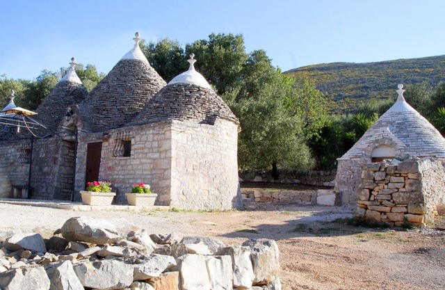 Erstaunliche Trullo-Seeseitenansicht zwischen Fasano und Monopoli