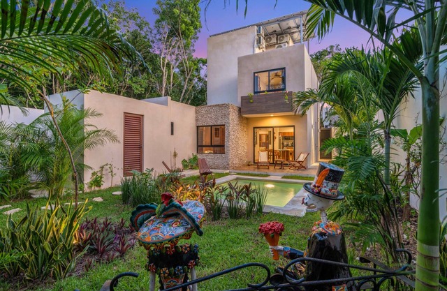 Amazing Tulum Villa w/ Pool in Exclusive Secured Community, Near Ruins & Beach