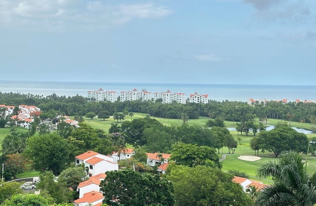 Tolle Aussicht auf das Resort.