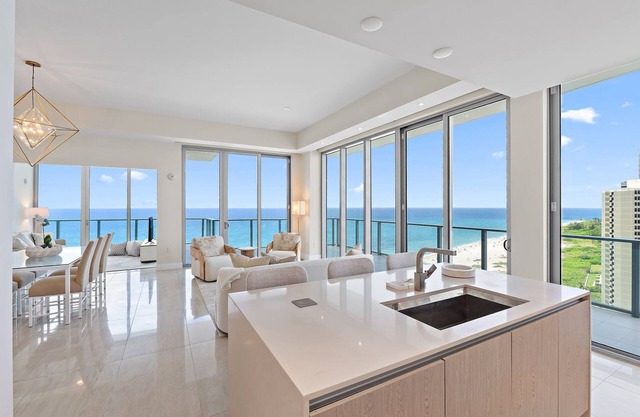 Amrit Singer Island Oceanfront 2BR 2.5BA Condo with a Den