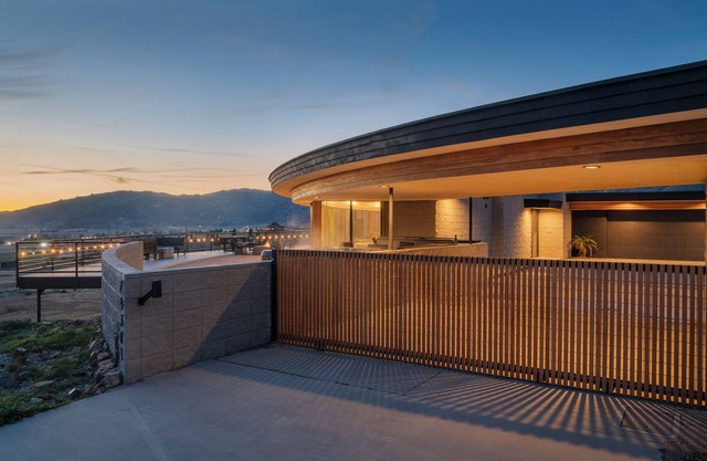 An A+ Architectural Wonder Perched Above Some of the Most Popular Local Wineries